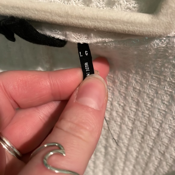 White waffle Henley - Picture 4 of 6